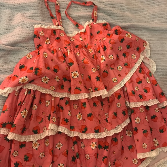 Strawberry Shortcake x Dolls Kill It’s a Berry World Mini Dress M - Picture 3 of 5